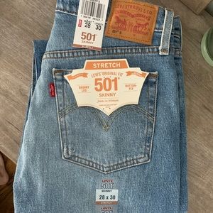Levi’s 501 Stretch Skinny Jeans